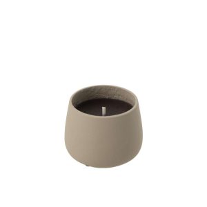 OUTDOOR CANDLE CYRA CEMENT GREY SMALL-18 HOURS