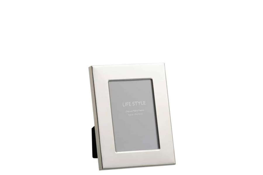 PHOTO FRAME WIDE BORDER 10X15 METAL SILVER SMALL