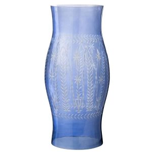 HURRICANE TARIFA GLASS BLUE LARGE