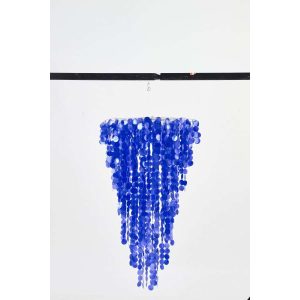 HANGER CAPIZ BLUE MEDIUM