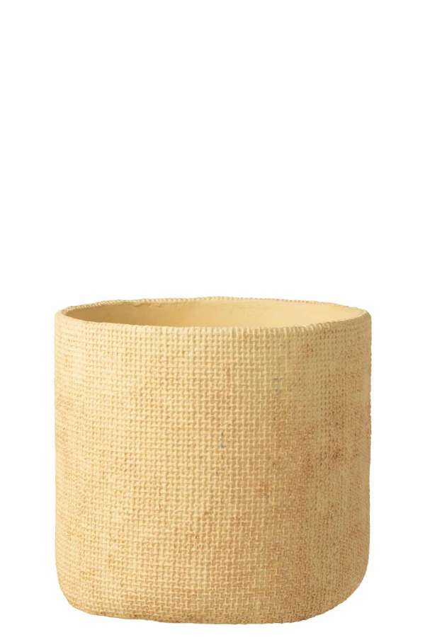 FLOWERPOT SUNNY CEMENT BEIGE LARGE