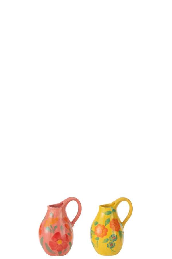 VASE JUG ALEGRIA CLAY MIX ASSORTMENT OF 2