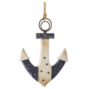 ANCHOR PAULOWNIA WOOD BLUE/WHITE LARGE