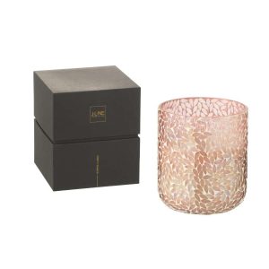SCENTED CANDLE TENDER ROSE WAX PINK LARGE-120HOURS