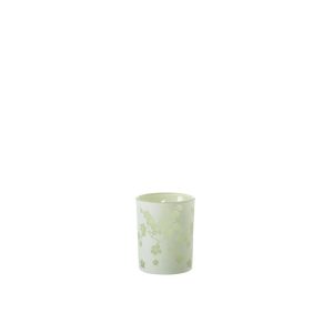 HURRICANE FLOWERS GLASS GREEN MEDIUM