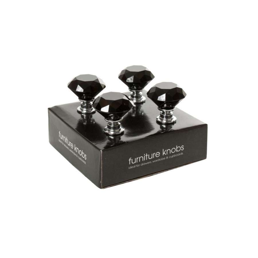 Knott Metall/Krystall Sort S/4 6Cm