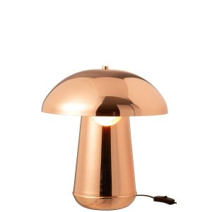 TABLE LAMP MUSHROOM METAL COPPER