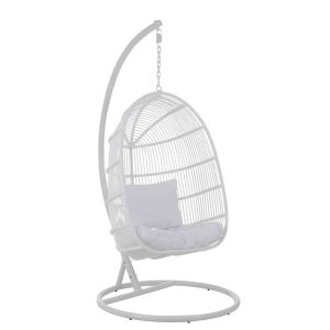 HANGING CHAIR OVAL STEEL WHITE