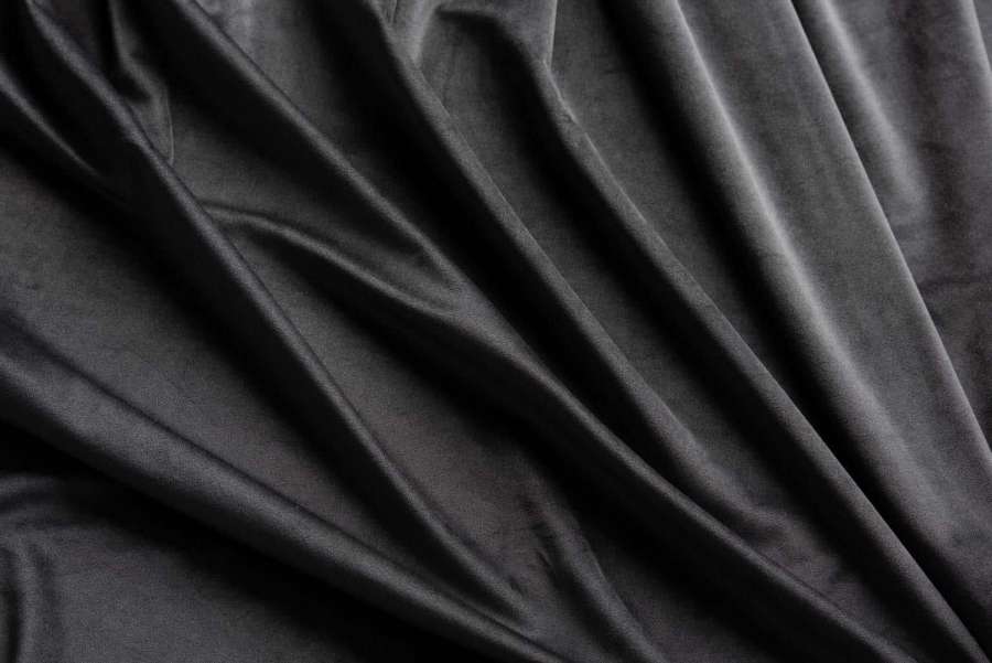 FABRIC LONG VELVET BLACK