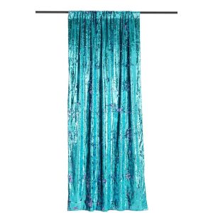 CURTAIN REVERSIBLE SEQUIN BLUE/PURPLE