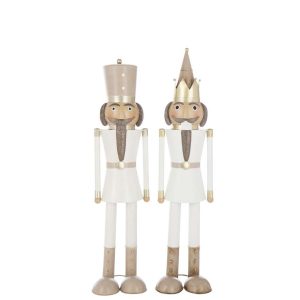 NUTCRACKER MOUSTACHE METAL MULTICOLORED LARGE ASSORTMENT OF 2