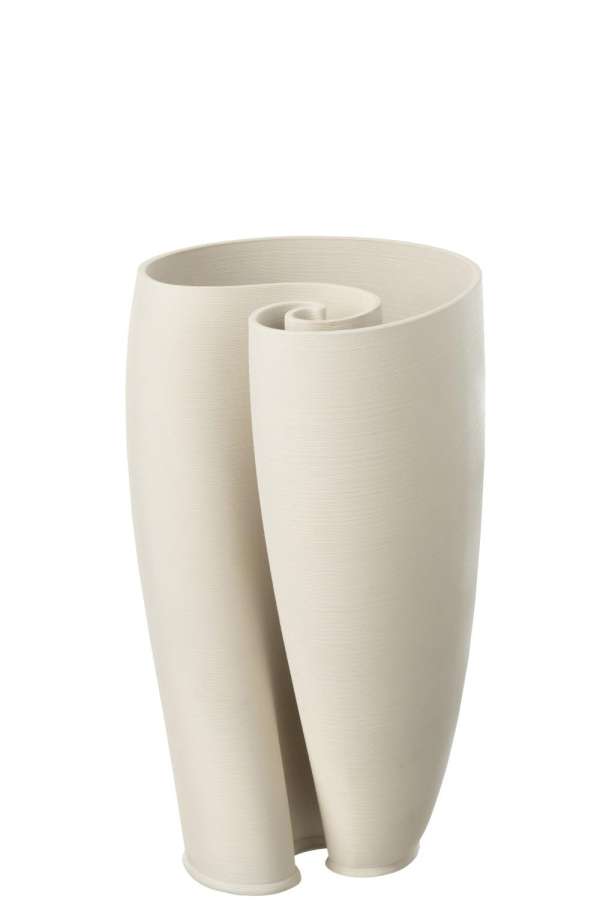 VASE HYDRIA CERAMIC BEIGE