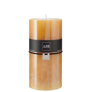 CYLINDER CANDLE OCHRE XXL-150H