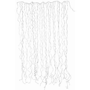 CHRISTMAS LIGHTS CURTAIN 2X3M SILVER 1020LED WARM WHITE