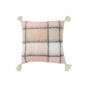 CUSHION TILES POLYESTER BEIGE/PINK