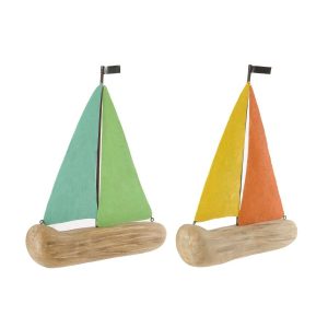 SAILBOAT PAULOWNIA WOOD MULTI LARGE ASSORTMENT OF 2