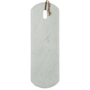 PLANK RECTANGLE MARBLE WHITE LARGE