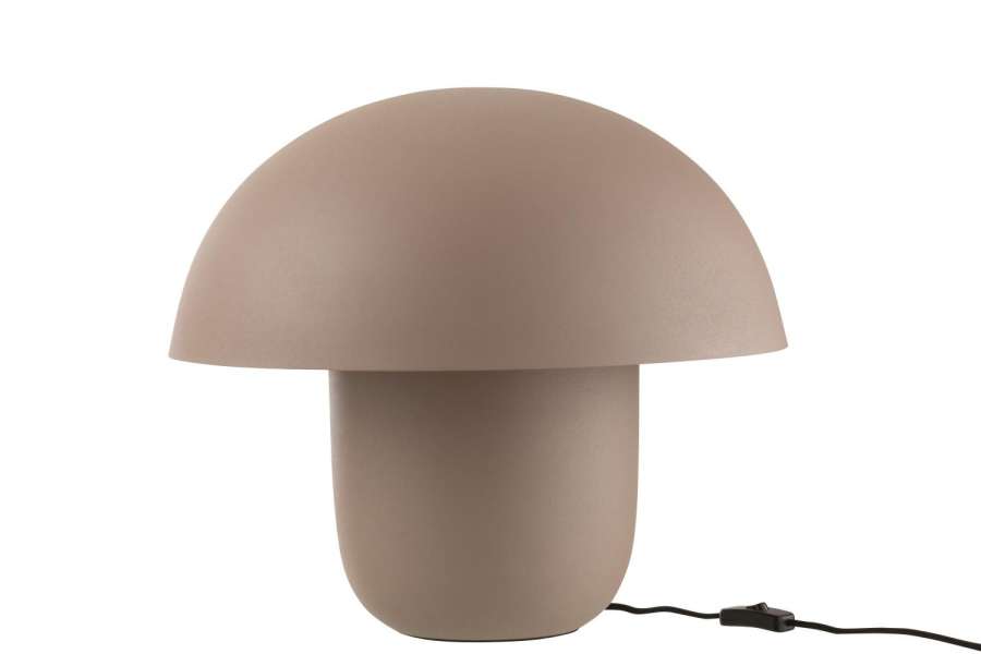 TABLE LAMP IRON TAUPE LARGE