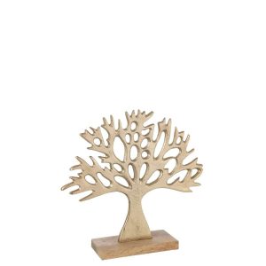 TREE ALUMINIUM CHAMPAGNE COLORED LARGE