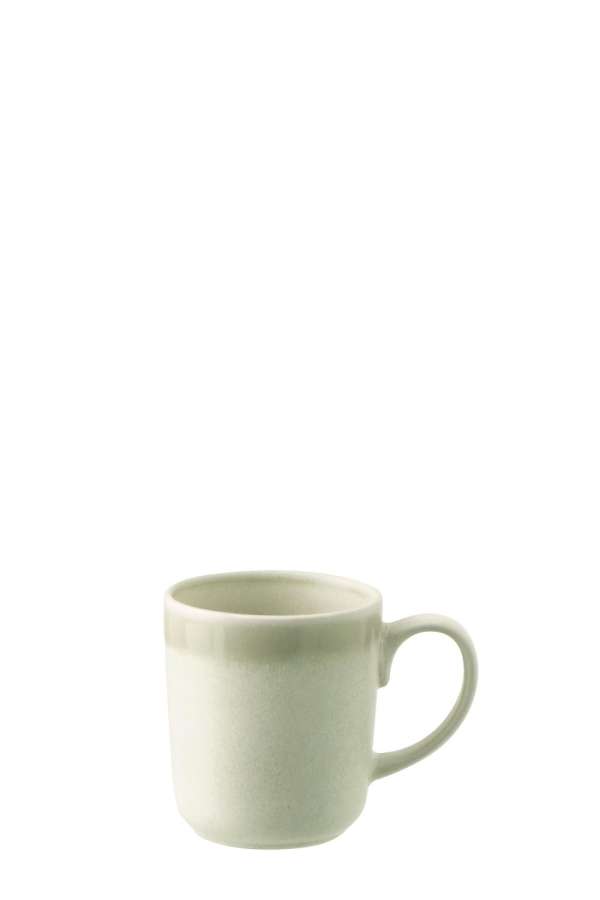 CUP LUNA STONEWARE LIGHT GREEN