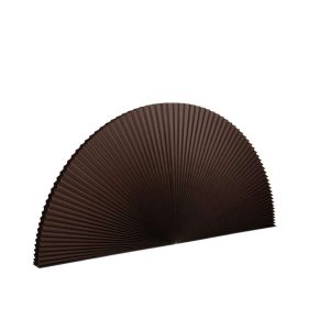 ROOM DIVIDER FOLDABLE PAPER DARK BROWN