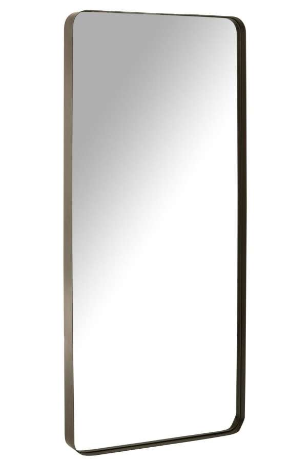 MIRROR MARKUS METAL/GLASS DARK BROWN L