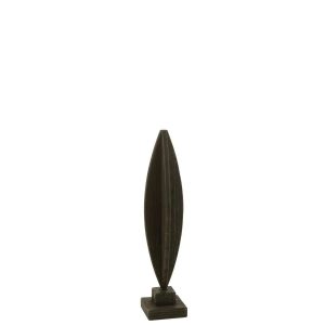 DECO ON FOOT LUKE PINE WOOD BLACK SMALL