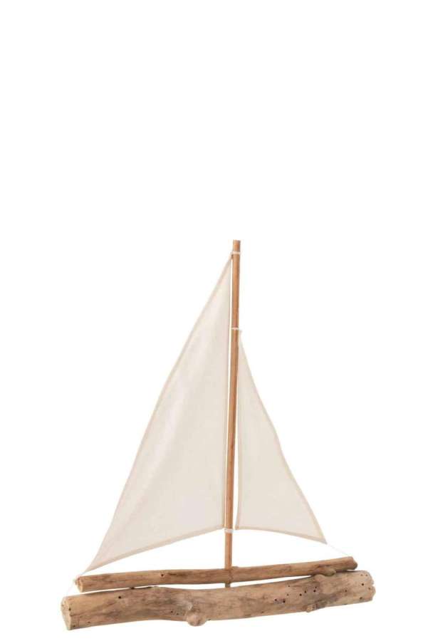 SAILBOAT DRIFTWOOD NATURAL MEDIUM
