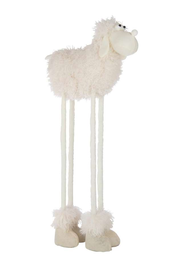 SHEEP TELESCOPIC POLYESTER WHITE LARGE
