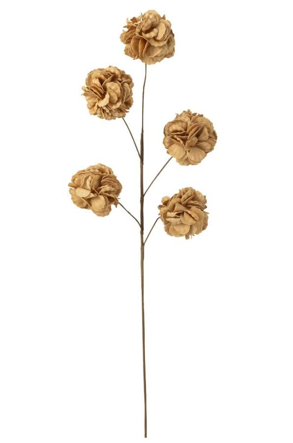 FLOWER BRANCH 5 POMPOMS EVA CORN