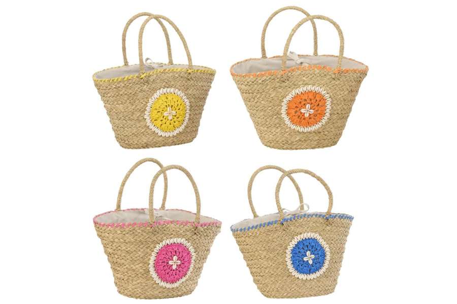 BAG SHELL SEAGRASS MULTI ASSORTMENT OF 4