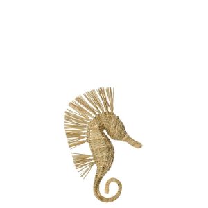 WALL OBJECT SEAHORSE GRASS NATURAL SMALL