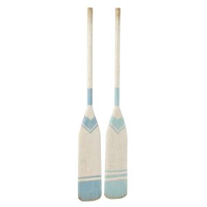 PADDLE PATTERNS PAULOWNIA WOOD WHITE/LIGHT BLUE ASS2