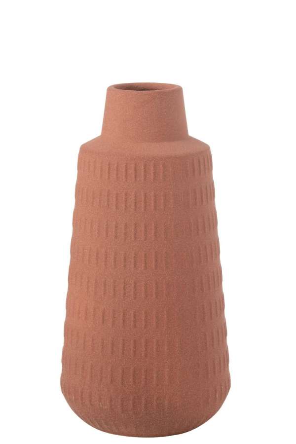 VASE RIA CARVED PORCELAIN TERRALARGE