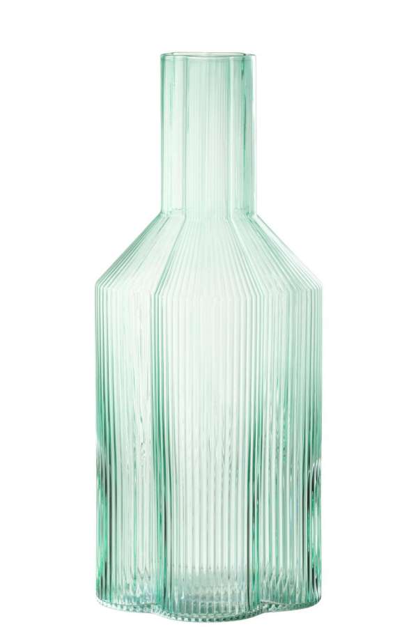 CARAFE FIORE GLASS AQUA