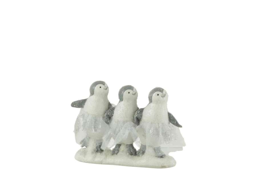 PENGUIN 3PARTS POLY WHITE/GREY
