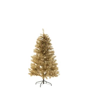 CHRISTMAS TREE ARTIFICIAL PVC GOLD COLORED MEDIUM