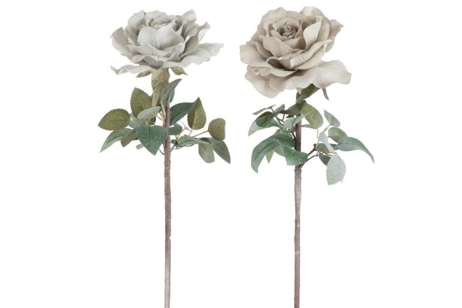 ROSE POLYESTER OLD GREEN MIX ASSORTMENT OF 2