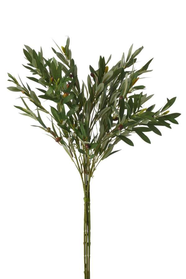 BUNDLE OF 5 OLIVE BRANCH TEXTILE DARK GREEN