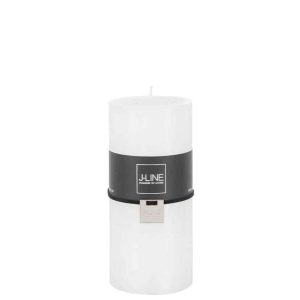 CYL. CANDLE WHITE L -52H J LINE