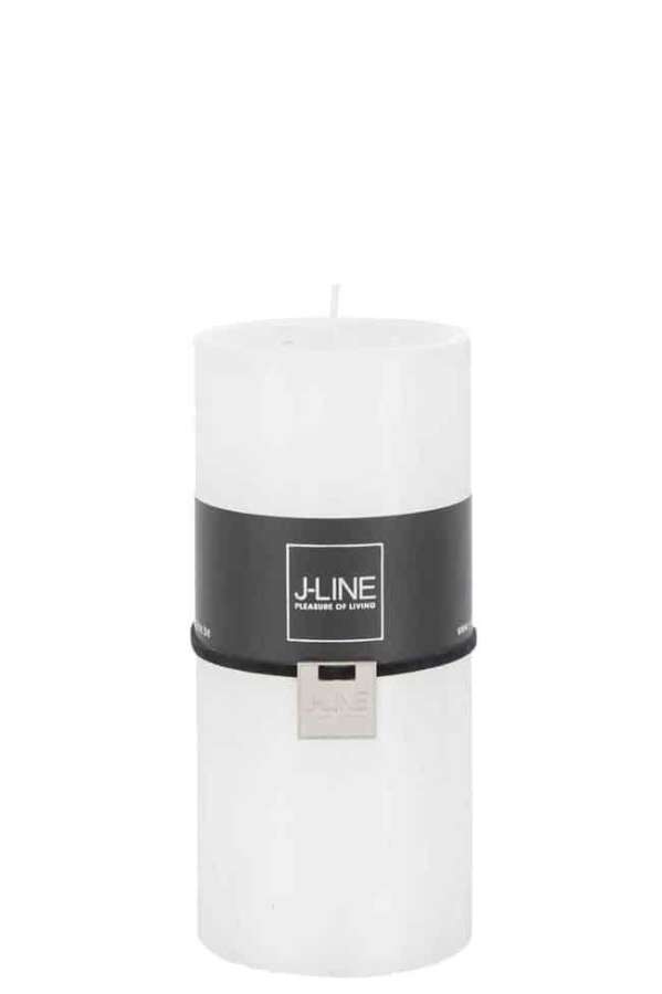 CYL. CANDLE WHITE L -52H J LINE