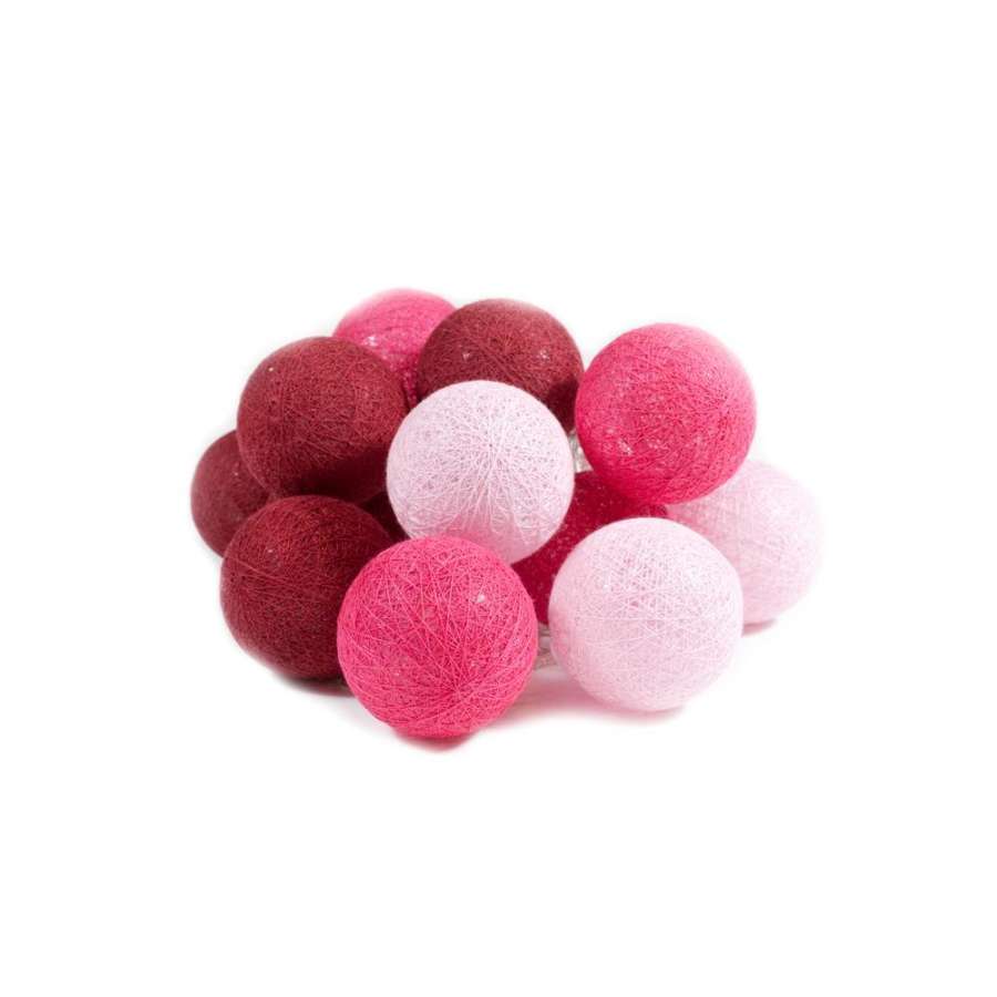 Lysslynge M/Bat.15 Kuler Rosa/Rød  3M