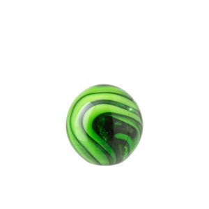 PAPERWEIGHT  BALL GLASS GREEN SMALL
