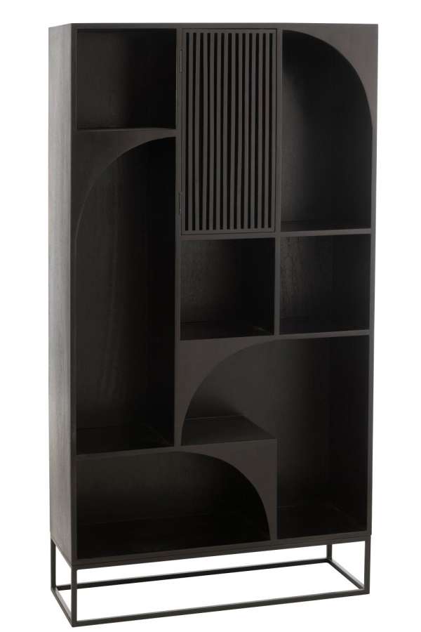 SHELF MODE MANGO WOOD/MDF BLACK