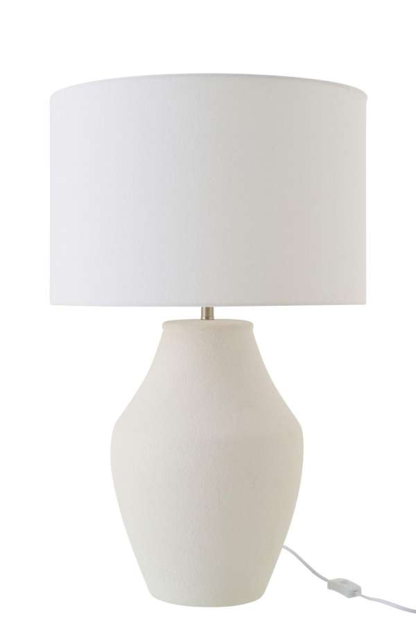 TABLE LAMP HENRI CERAMIC WHITE
