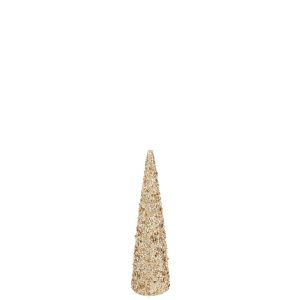CONE SEQUINS FOAM GOLD COLORED MEDIUM