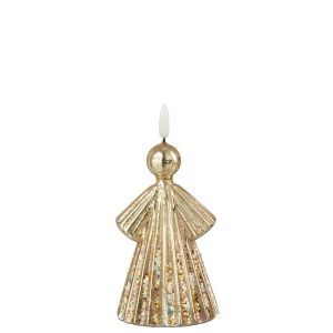 ANGEL LED GLASS GOLD COLORED SMALL