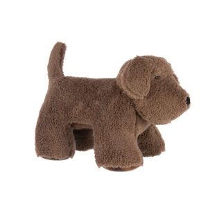 DOORSTOP DOG POLYESTER BROWN