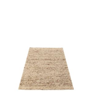 RUG WOVEN WOOL ECRU/BROWN