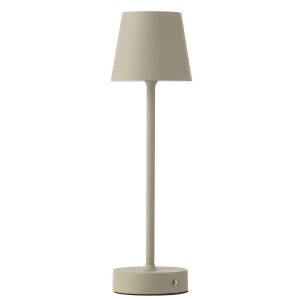 TABLE LAMP GOA METAL TAUPE